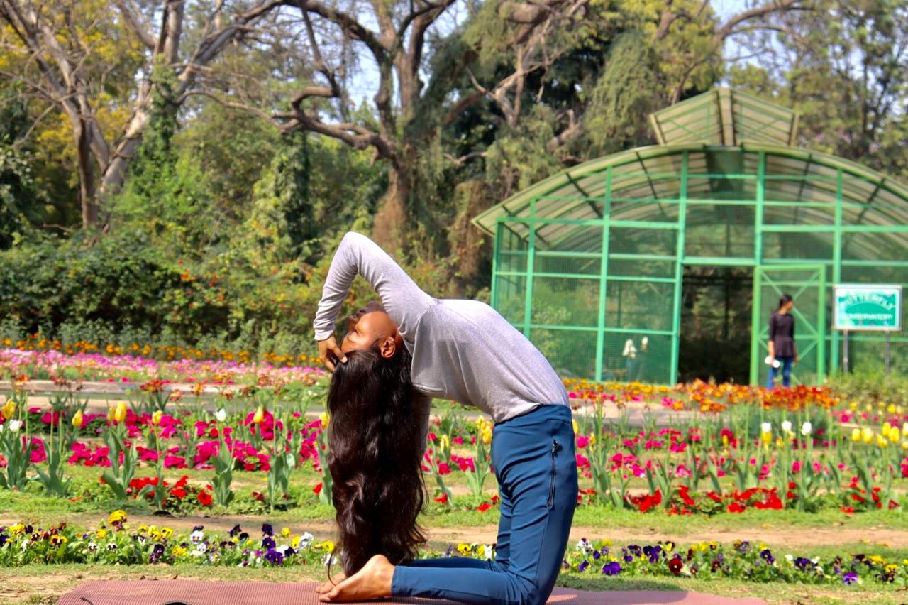 Personal home yoga session